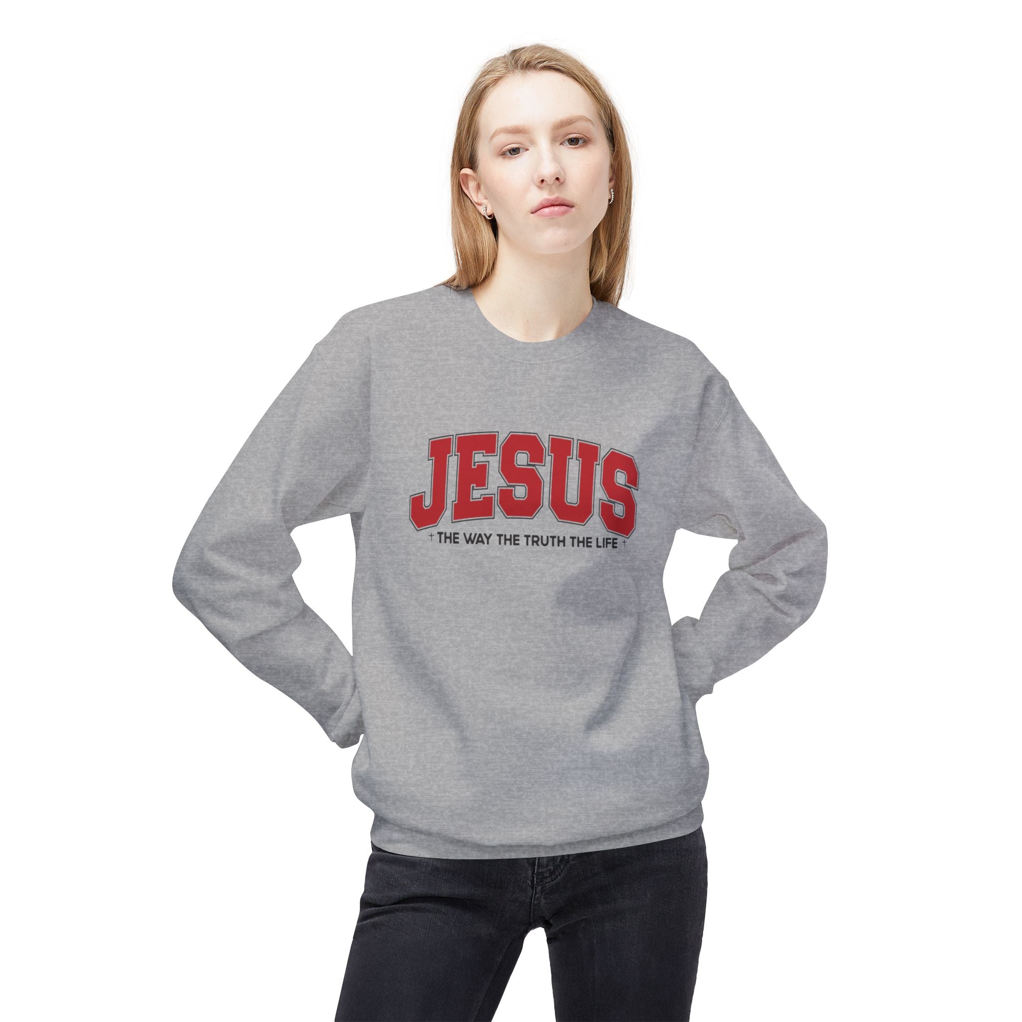 Inspirational Jesus Crewneck Sweatshirt