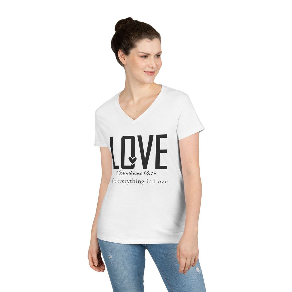 Love Ladies' V-Neck T-Shirt