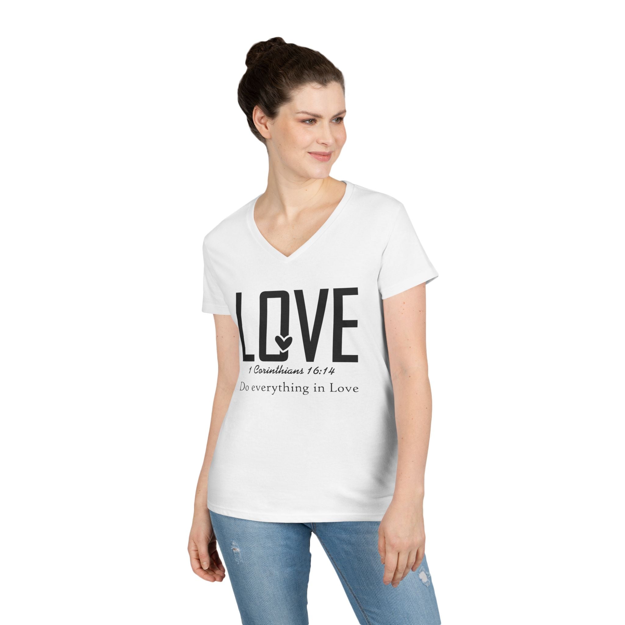 Love Ladies' V-Neck T-Shirt