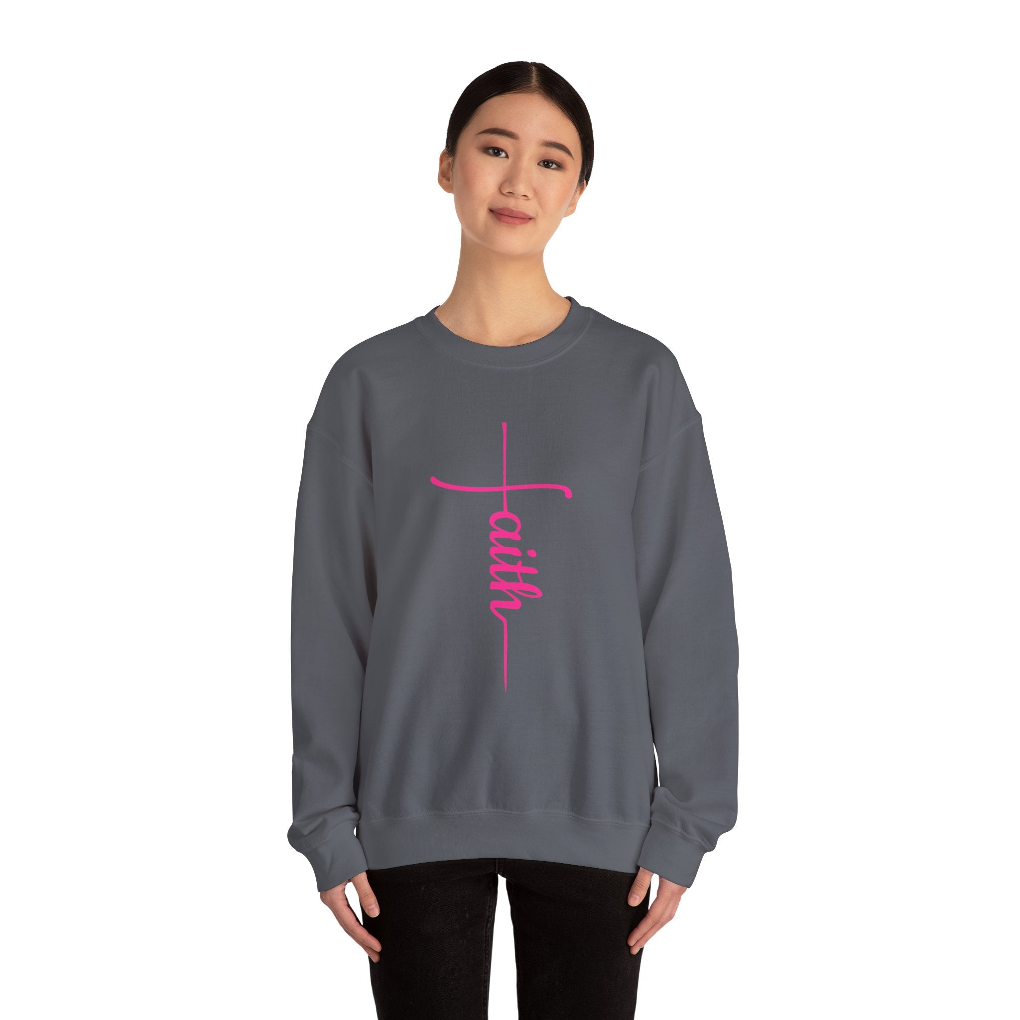 Faith-Themed Unisex Heavy Blend Crewneck Sweatshirt