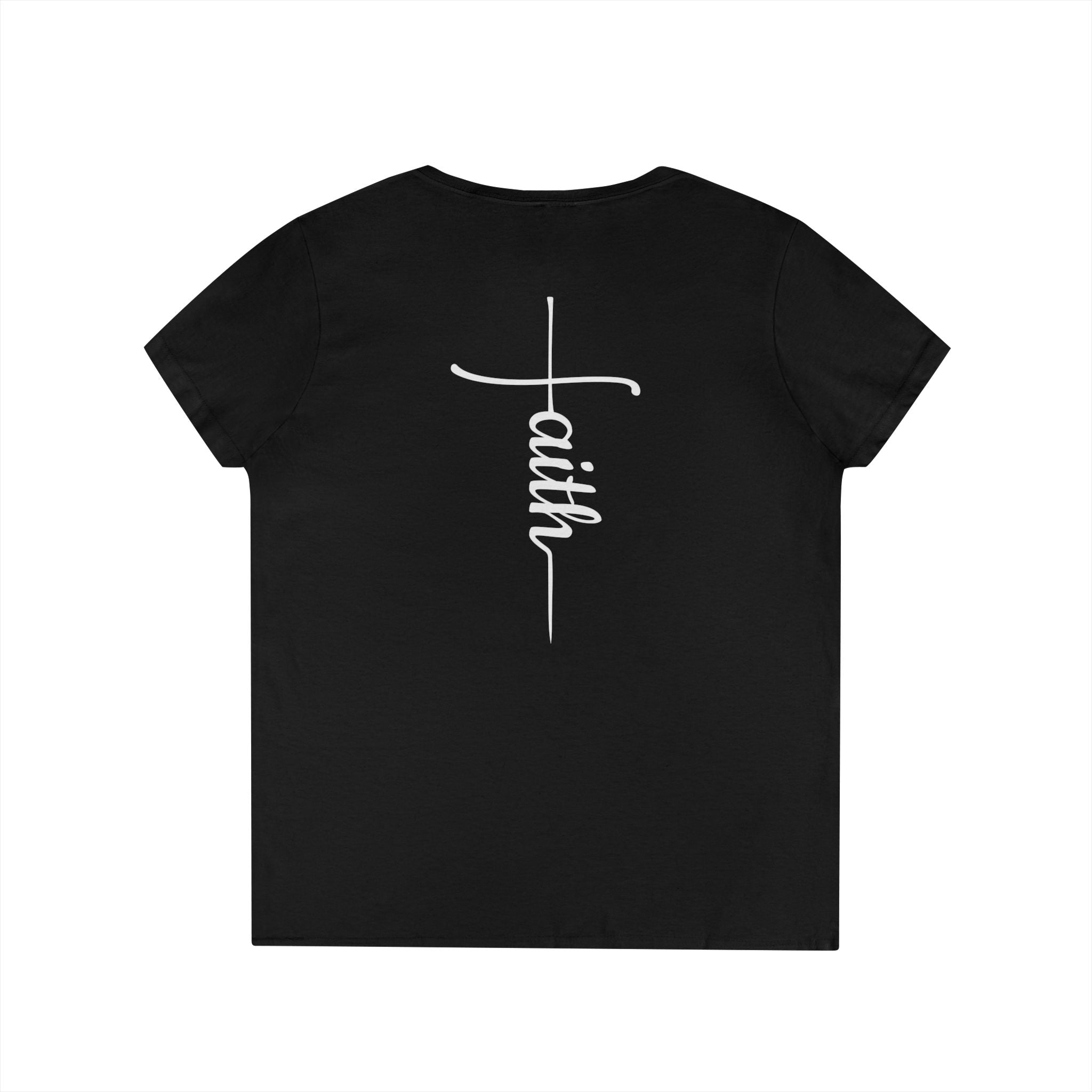 She Is Worthy- V Neck, Ladies Tee