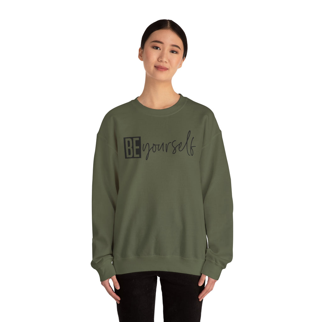 Be Yourself Unisex Crewneck Sweatshirt - Stylish & Comfortable