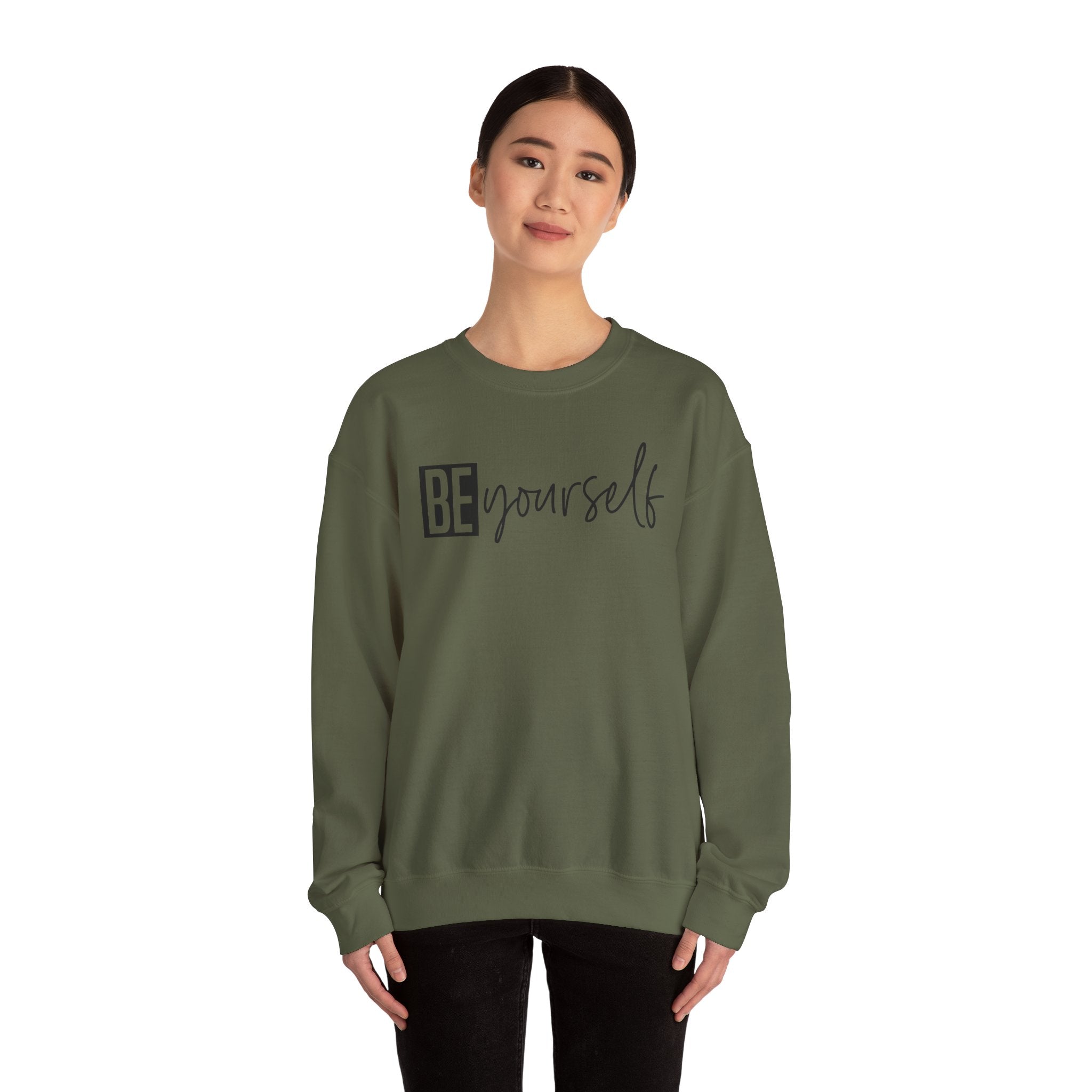 Be Yourself Unisex Crewneck Sweatshirt - Stylish & Comfortable