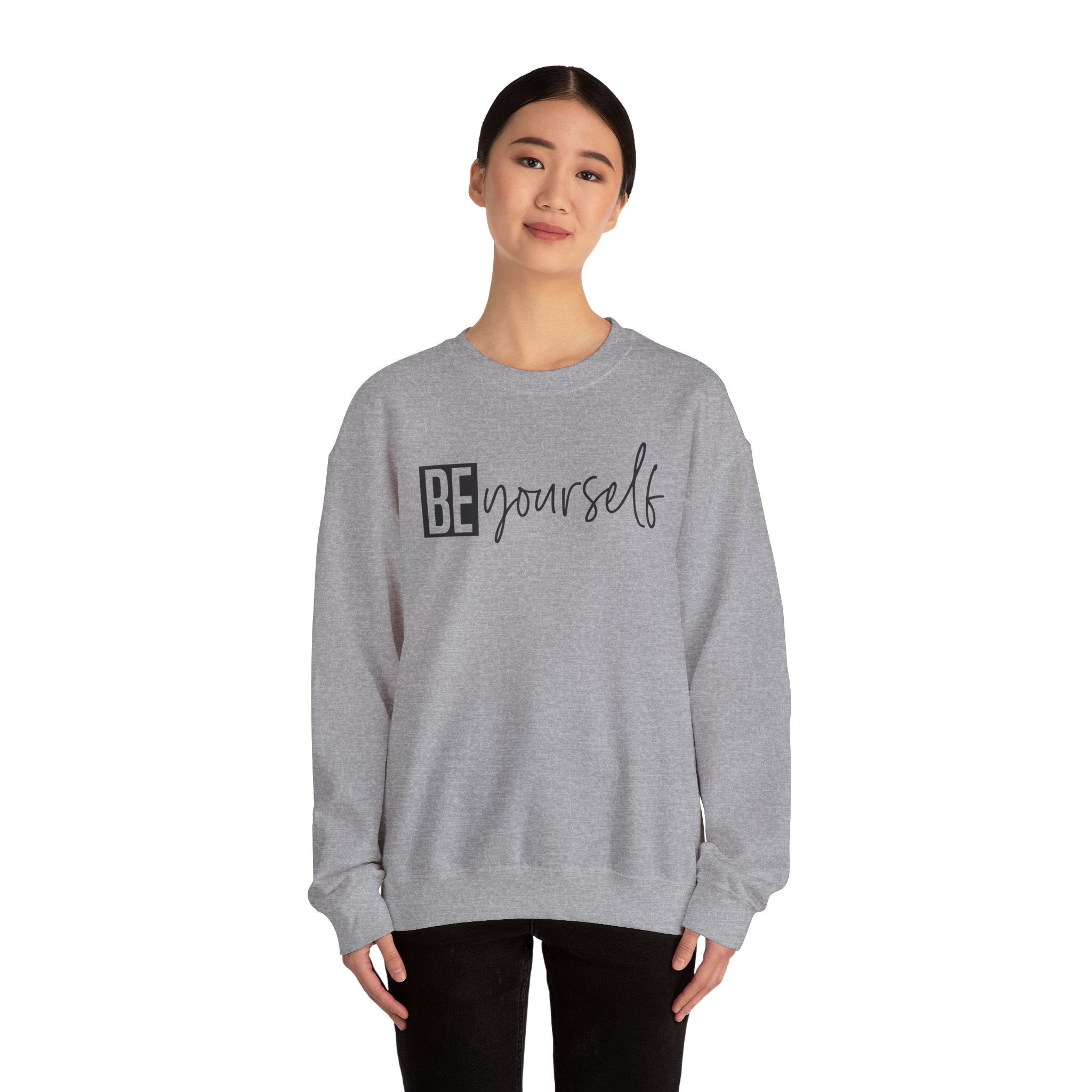 Be Yourself Unisex Crewneck Sweatshirt - Stylish & Comfortable