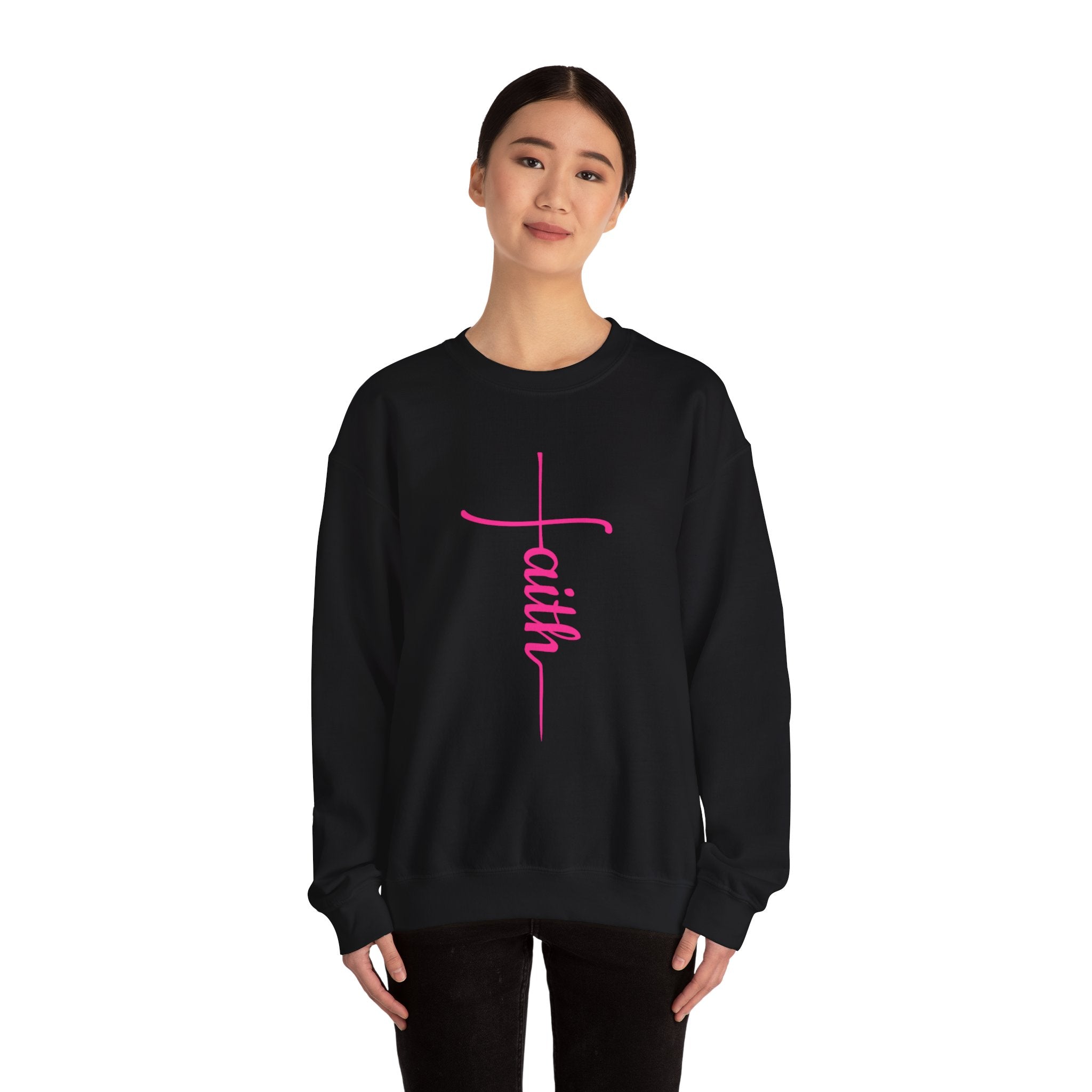 Faith-Themed Unisex Heavy Blend Crewneck Sweatshirt