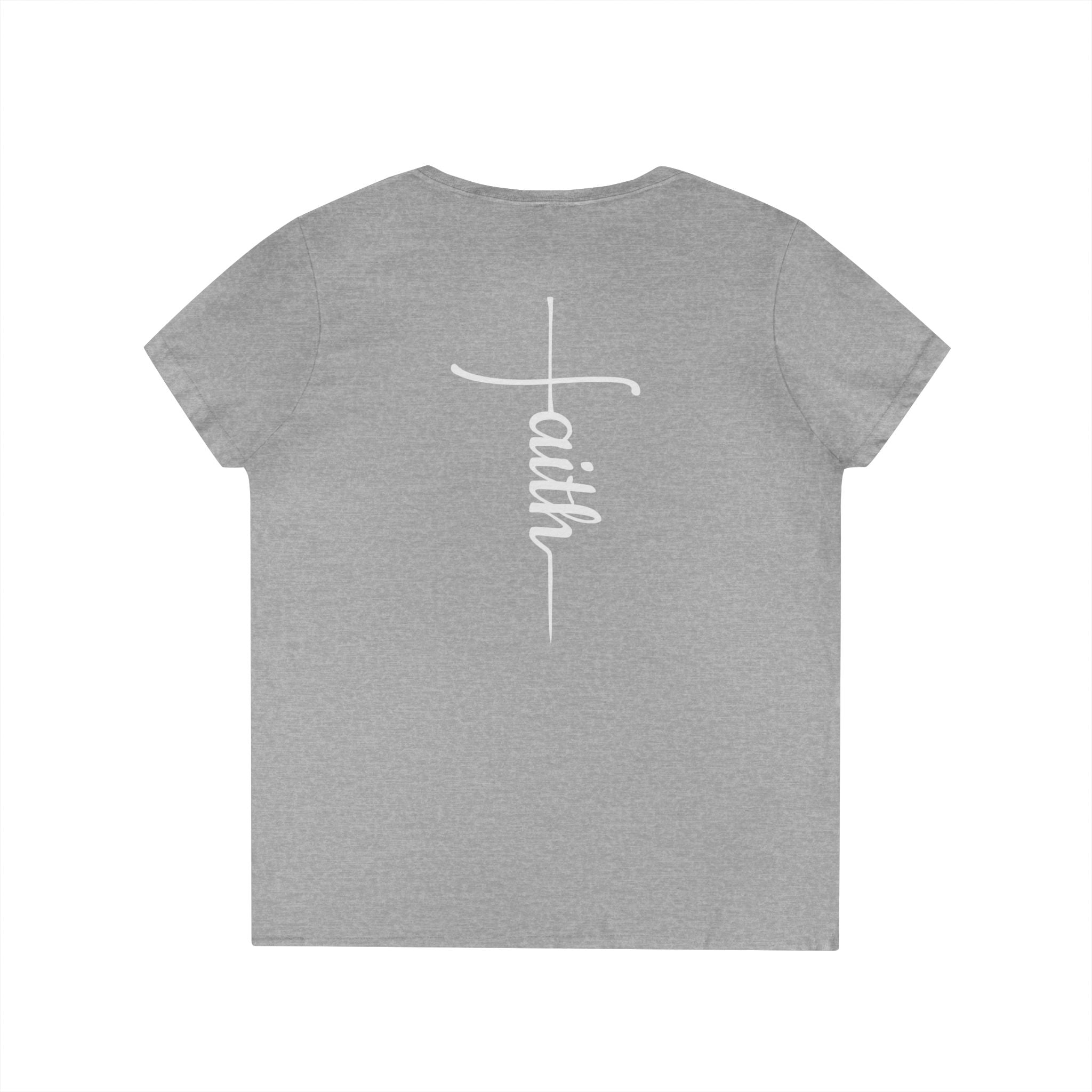 She Is Worthy- V Neck, Ladies Tee