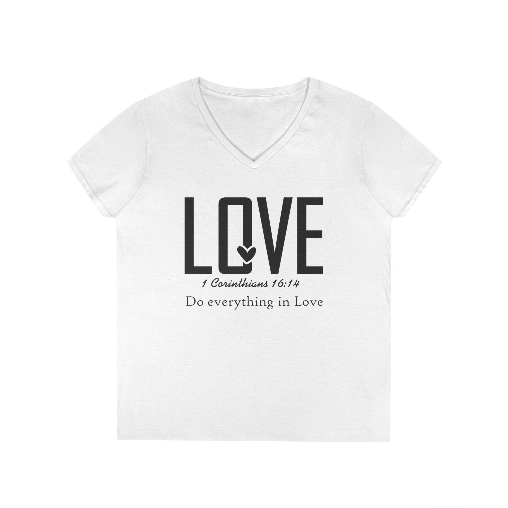 Love Ladies' V-Neck T-Shirt