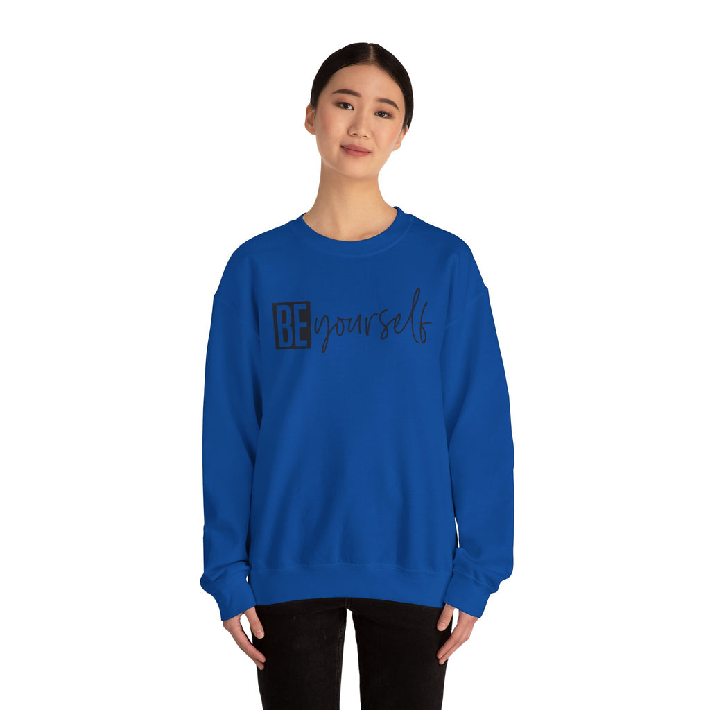 Be Yourself Unisex Crewneck Sweatshirt - Stylish & Comfortable