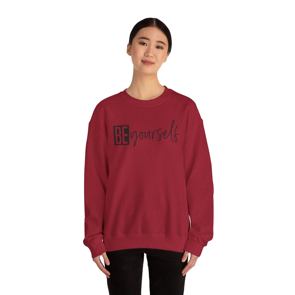 Be Yourself Unisex Crewneck Sweatshirt - Stylish & Comfortable