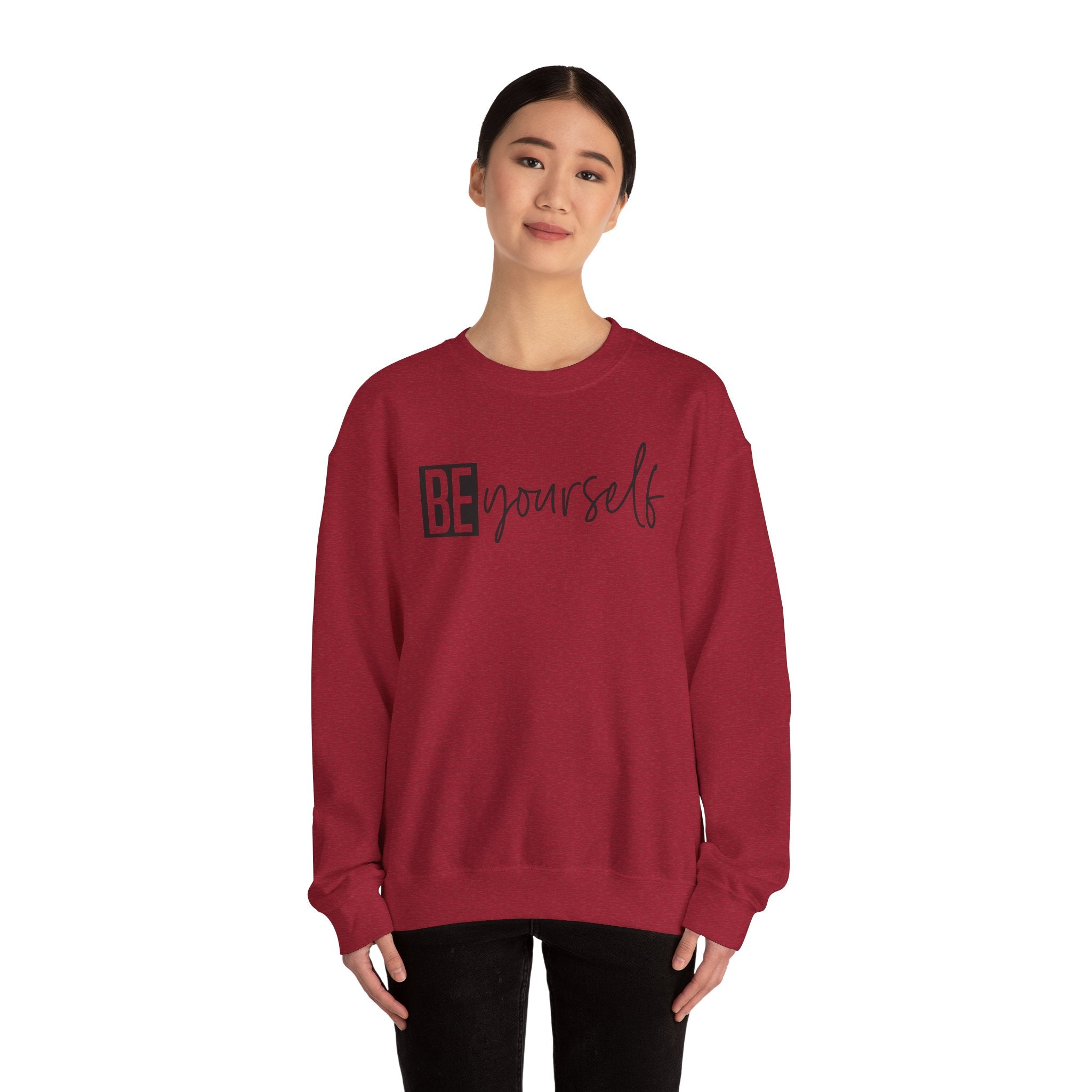 Be Yourself Unisex Crewneck Sweatshirt - Stylish & Comfortable