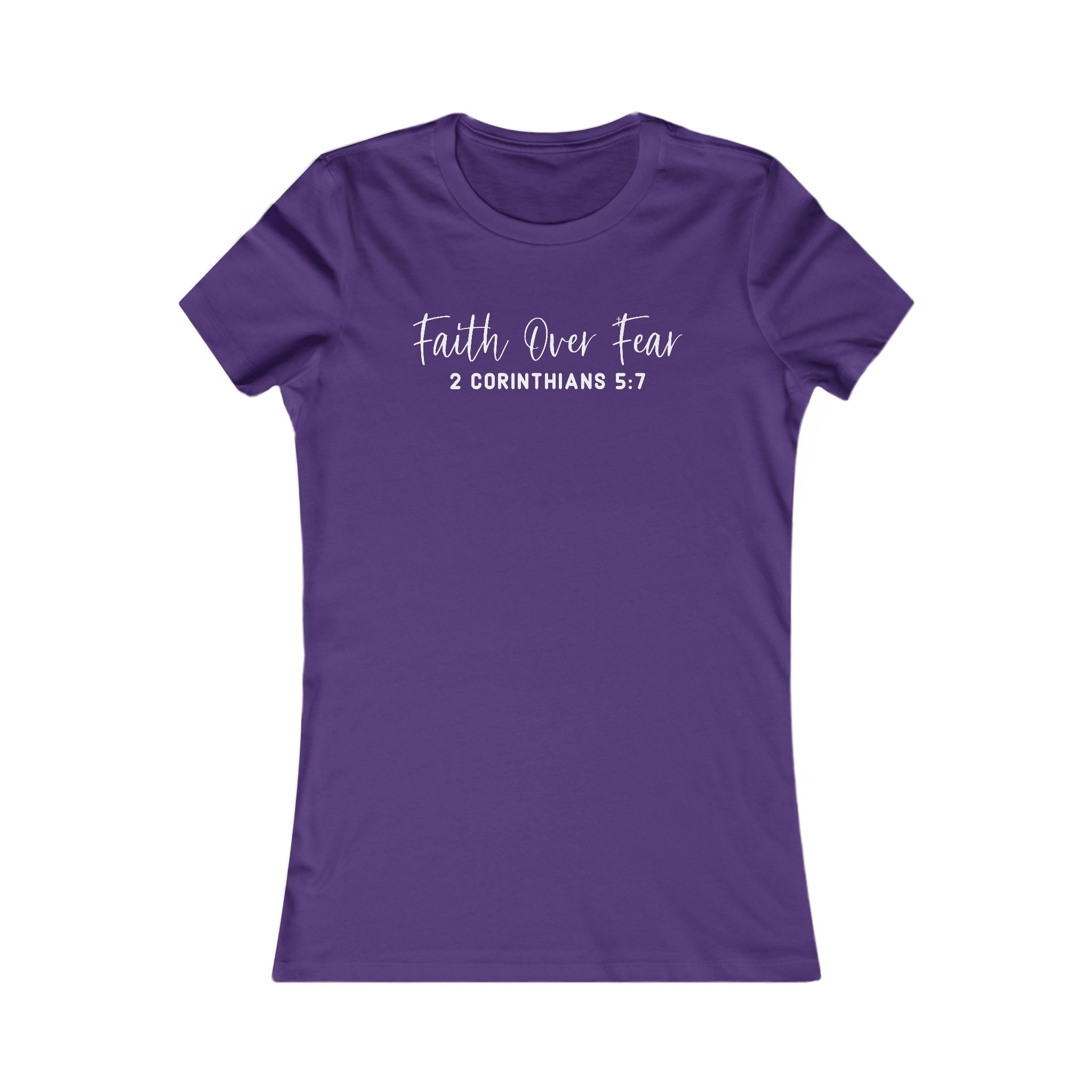 Faith Over Fear Ladies T-shirt