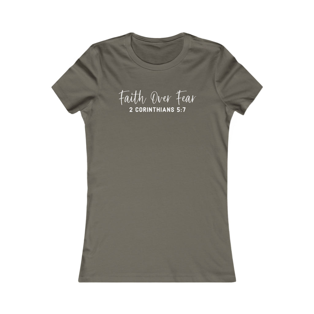 Faith Over Fear Ladies T-shirt