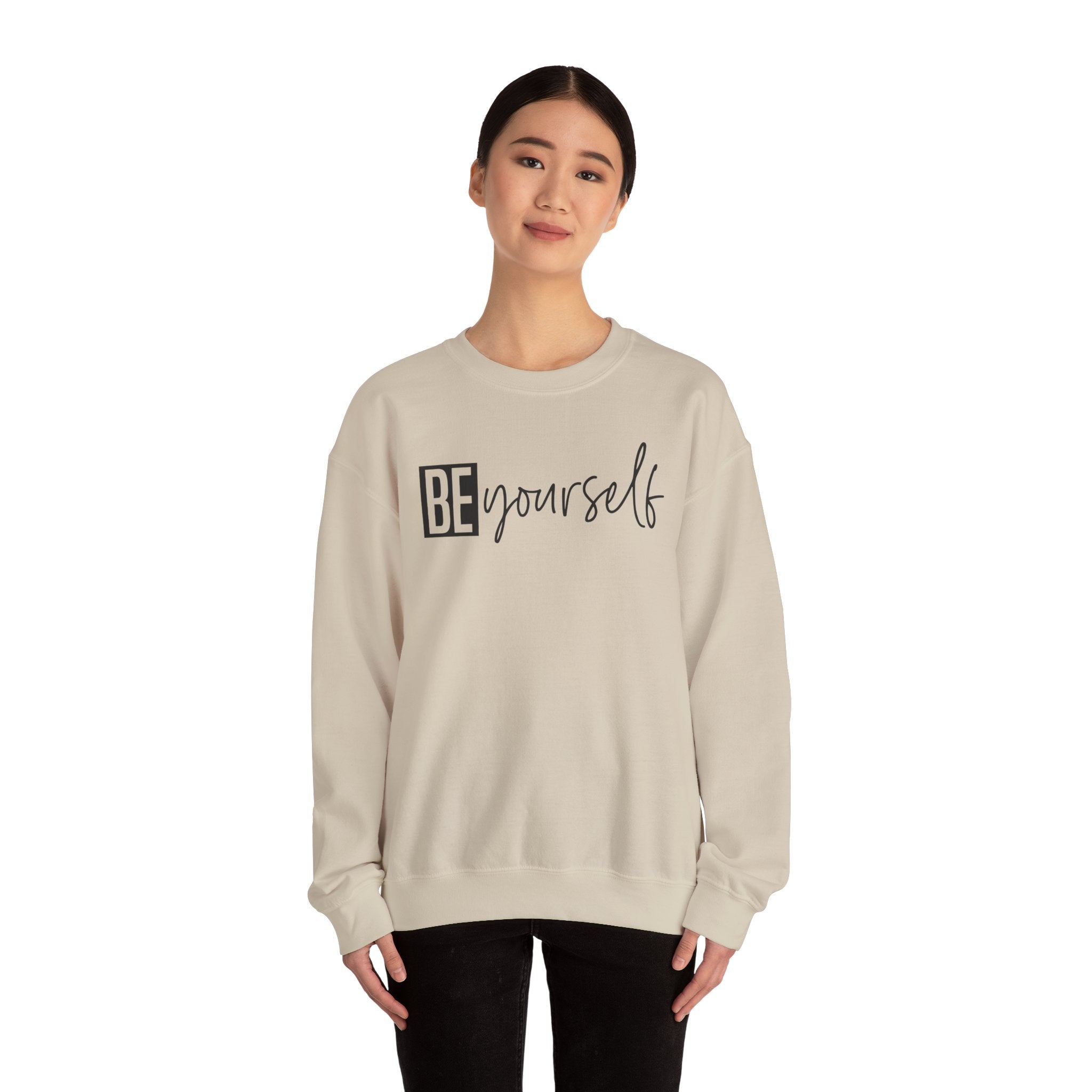 Be Yourself Unisex Crewneck Sweatshirt - Stylish & Comfortable