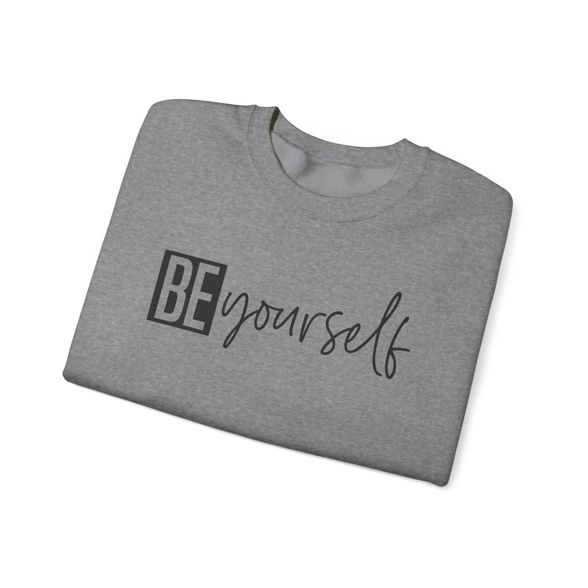 Be Yourself Unisex Crewneck Sweatshirt - Stylish & Comfortable