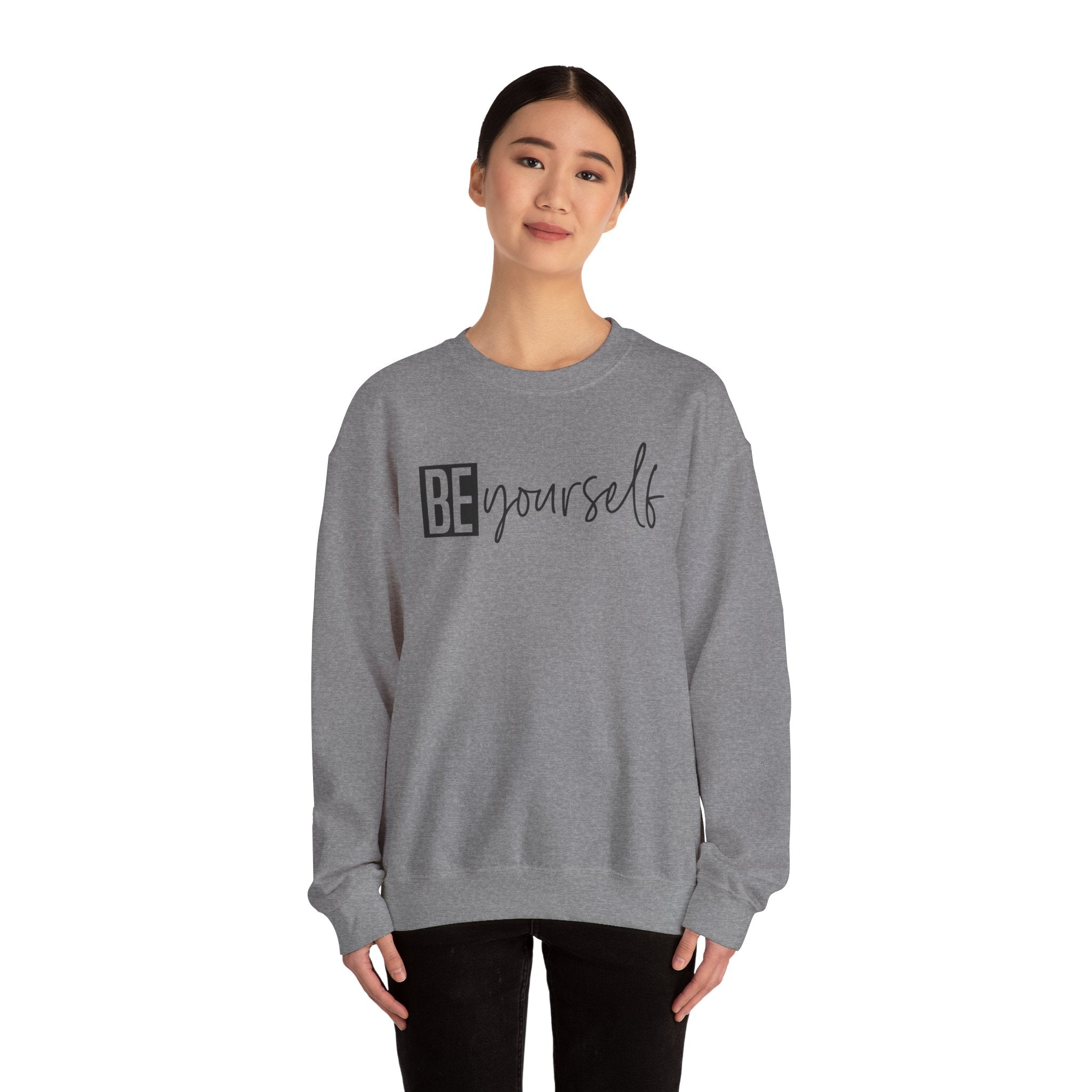 Be Yourself Unisex Crewneck Sweatshirt - Stylish & Comfortable